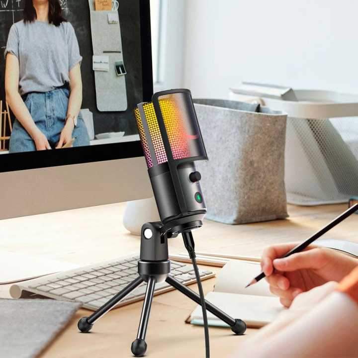 Настолен микрофон FIFINE K669 PRO2, кондензаторен, USB Type-C, кардиоиден - K669pro2 - 10
