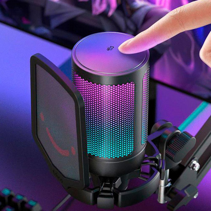 Микрофон FIFINE A6T, Кондензаторен, USB Type-C, Омнидиректен - FIFINE-A6T - 3