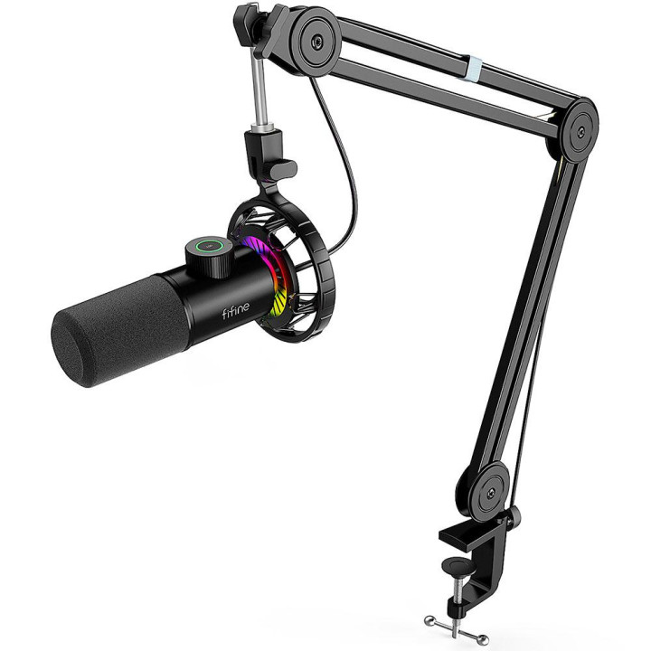 Микрофон FIFINE T658, кондензаторен, кардиоиден, USB Type-C/3.5mm/XLR - FIFINE-T658 - 8
