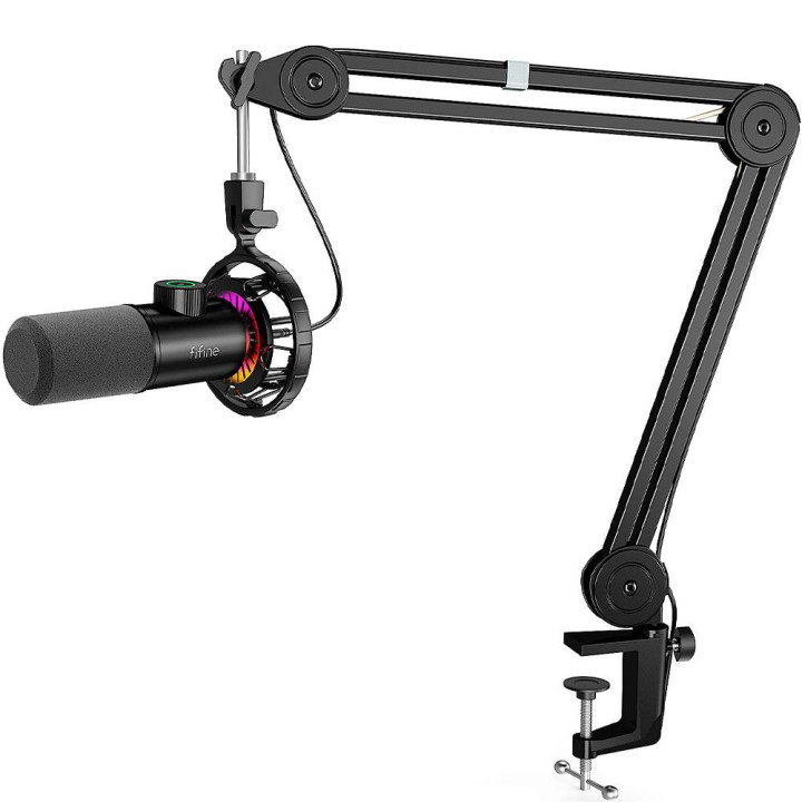 Микрофон FIFINE T658, кондензаторен, кардиоиден, USB Type-C/3.5mm/XLR - FIFINE-T658 - 9