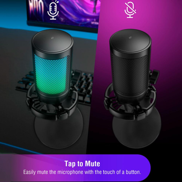 Настолен микрофон FIFINE A6NEO, кондензаторен, USB Type-C, еднопосочен - FIFINE-A6NEO - 4