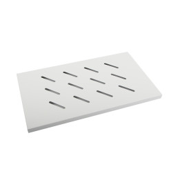 Тава за сървър Lanberg 19" 1U, 496x280mm, товарни способност до 120kg, сива - AK-1001-S - 1