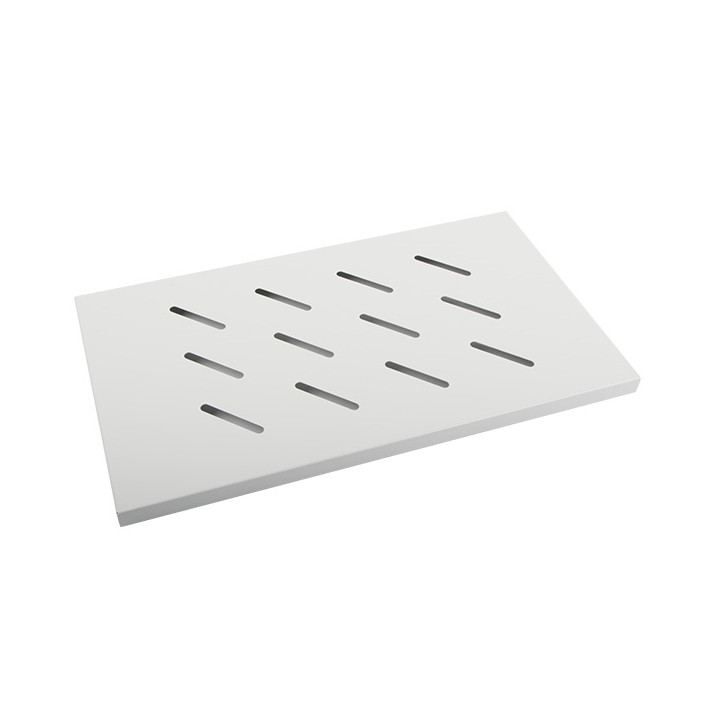 Тава за сървър Lanberg 19" 1U, 496x280mm, товарни способност до 120kg, сива - AK-1001-S - 1