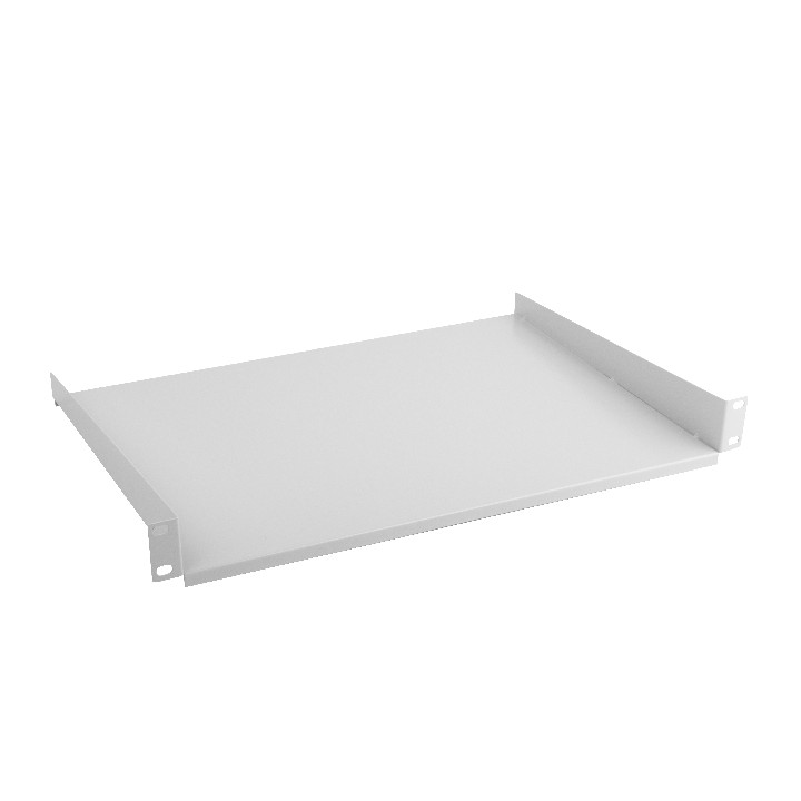 Тава за сървърни шкафове Lanberg 19" 1U, 483x315mm, натоварване 20kg, сив - AK-1008-S - 1