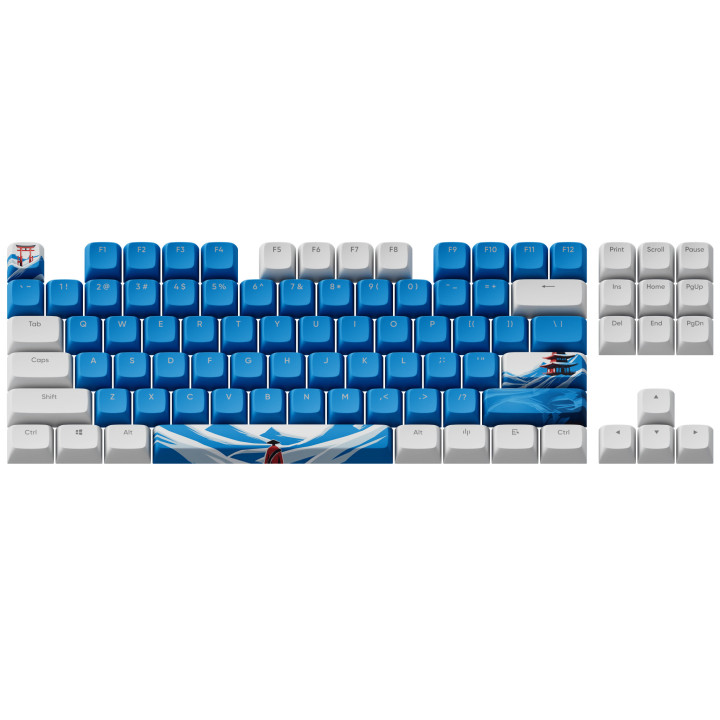 Капачки за механична клавиатура DARK PROJECT GeekBoy, Universal, PBT, Многоцветни - DPKS177_GeekBoy - 1