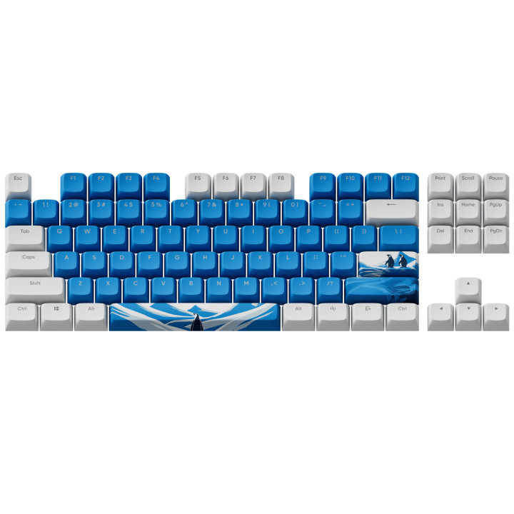 Капачки за механична клавиатура DARK PROJECT GeekBoy, Universal, PBT, Многоцветни - DPKS177_GeekBoy - 2