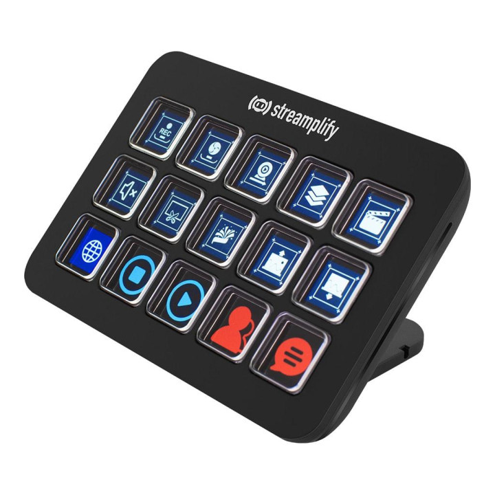 Контролер Streamplify Streaming Deck One, 15 LCD клавиша, USB/USB-C - SPUD-DO20A01.11 - 2