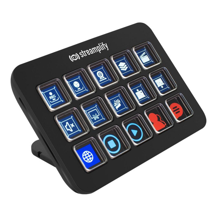 Контролер Streamplify Streaming Deck One, 15 LCD клавиша, USB/USB-C - SPUD-DO20A01.11 - 3