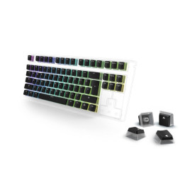 Капачки за механична клавиатура HAMA uRage Doubleshot PBT Pudding, Черен/Прозрачен, Universal - HAMA-217894 - 1