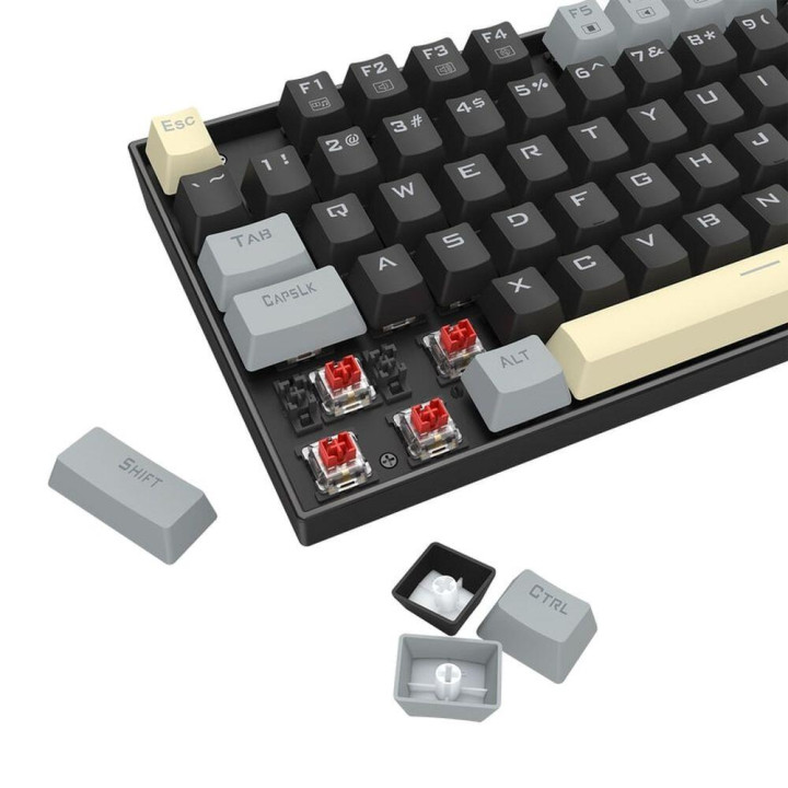 Механична геймърска клавиатура Redragon Kumara K552LGY, Red Switch, RGB подсветка, USB - K552LGY-RGB - 7