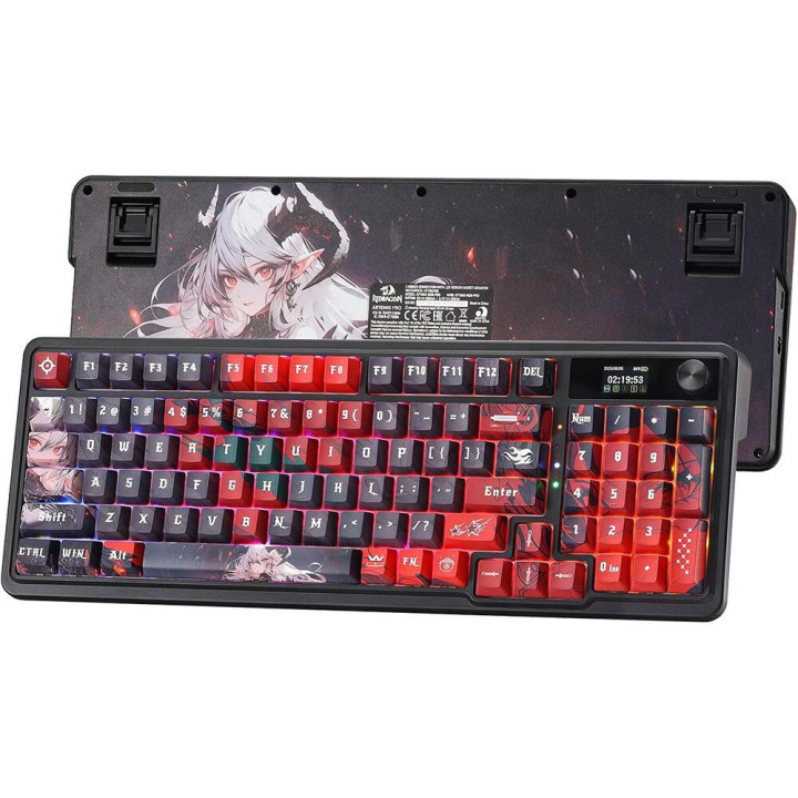 Bluetooth механична геймърска клавиатура Redragon Artemis Pro AK K719AK-RGB-PRO - 1