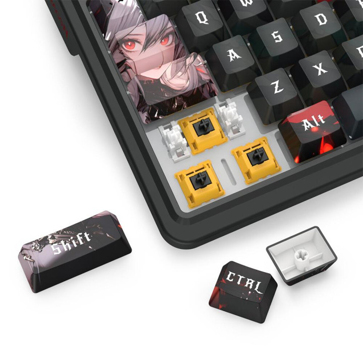 Bluetooth механична геймърска клавиатура Redragon Artemis Pro AK K719AK-RGB-PRO - 8
