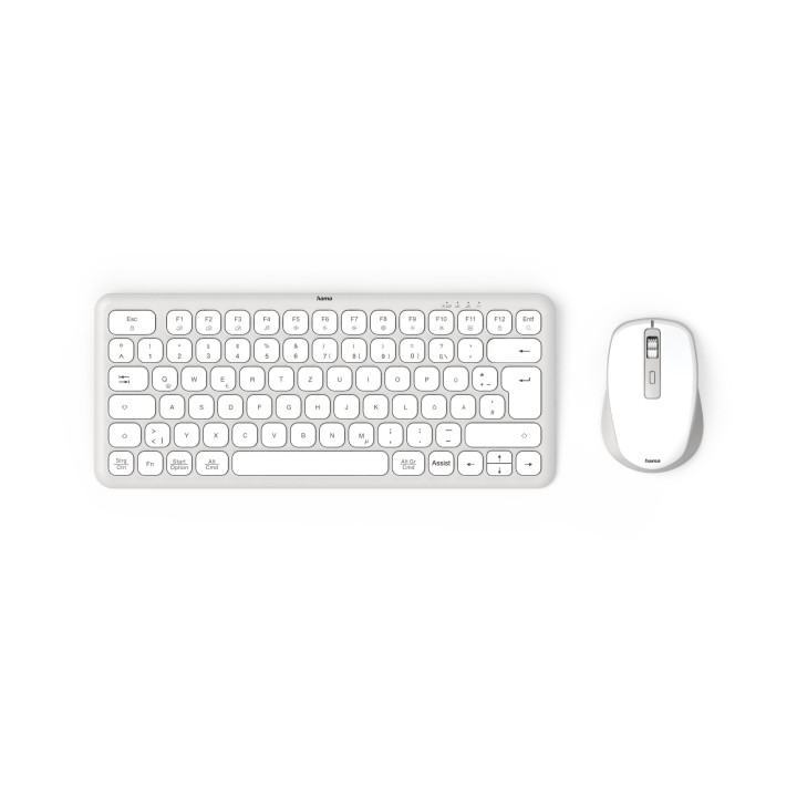 Безжична мини клавиатура и мишка HAMA WKM-500, TKL кирилизирана, Bluetooth/Wireless - 173062 - 3
