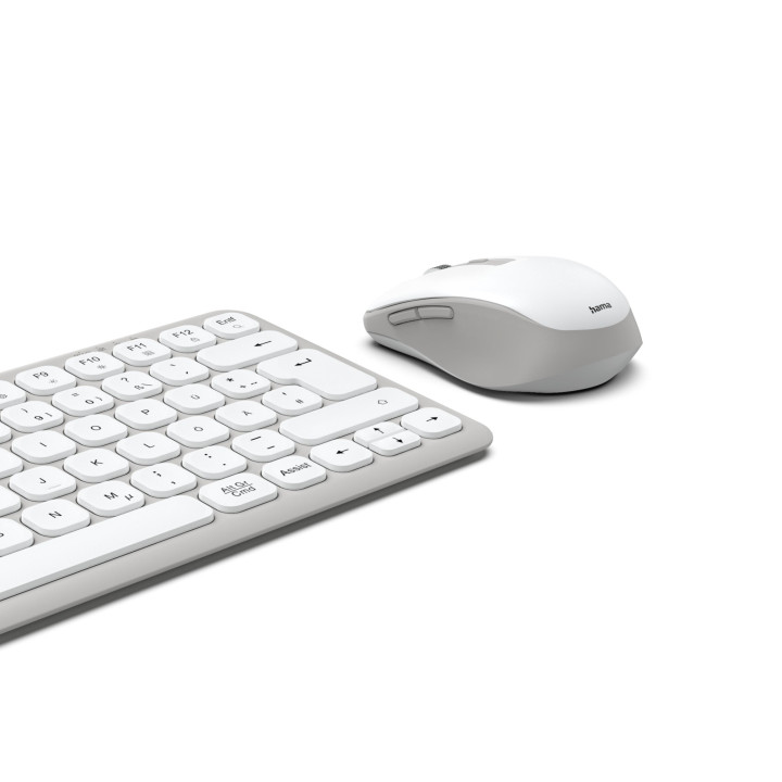 Безжична мини клавиатура и мишка HAMA WKM-500, TKL кирилизирана, Bluetooth/Wireless - 173062 - 4