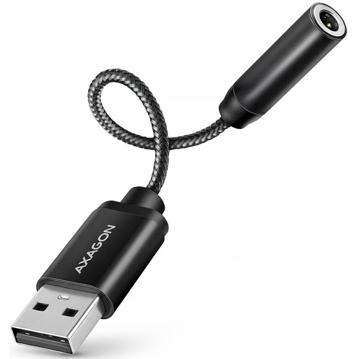USB звукова карта AXAGON ADA-HA, 384 kHz 32 bit DAC, 3.5mm jack - 1