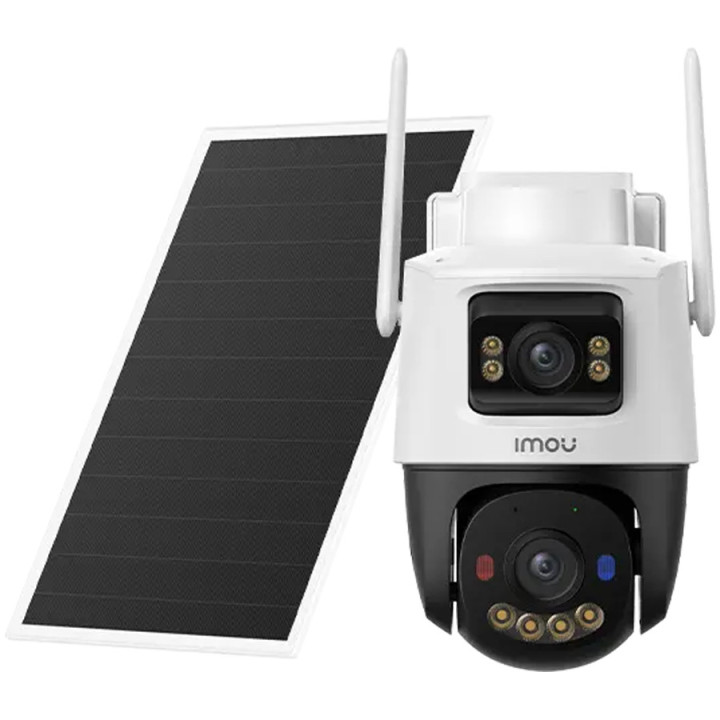 IP камера IMOU AOV, 10MP 2880x1620, Wi-Fi 2.4GHz + 4G, Двойна 5MP+5MP, 3.6mm фиксиран и PT обектив, 76° FOV, IR 25m, Микрофон, В