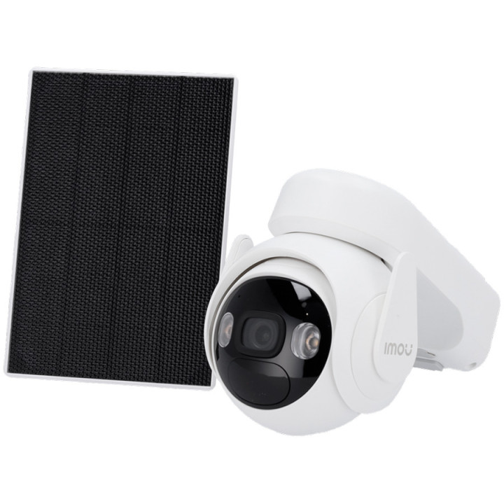 IP камера IMOU Cell PT Solar, 3MP 1/2.8" CMOS H.265 15fps, 3.6mm обектив 88° FOV, IR нощно виждане 20м, 8x цифрово приближение, 