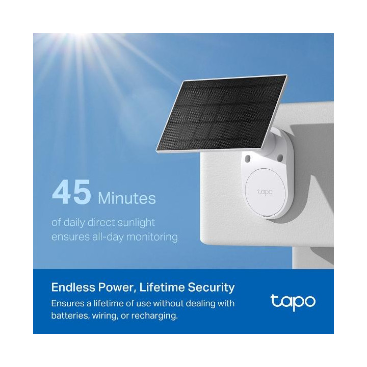 IP камера TP-Link Tapo C410, 2K 3MP, Wi-Fi 802.11b/g/n, соларен панел - C410-kit - 5