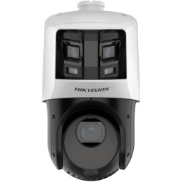 IP камера HikVision DS-2SE4C225MWG-E, 6MP+2MP, 25X оптичен зум, Панорамна и PTZ, Цветна и IR видимост, DC12V/POE - 1