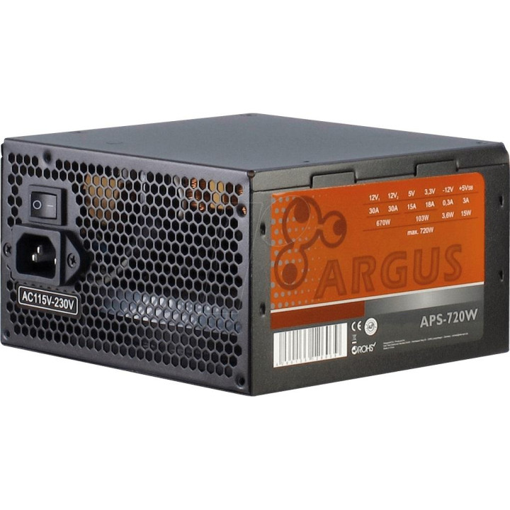 Захранване Inter-Tech Argus, 720W ATX 80+ Silver - 88882119 - 2