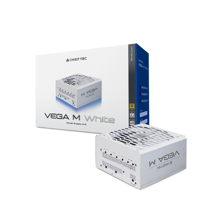 Модулно захранване Chieftec Vega, 750W ATX 3.1 80 PLUS Gold Fully Modular - PPG-750-CW - 1