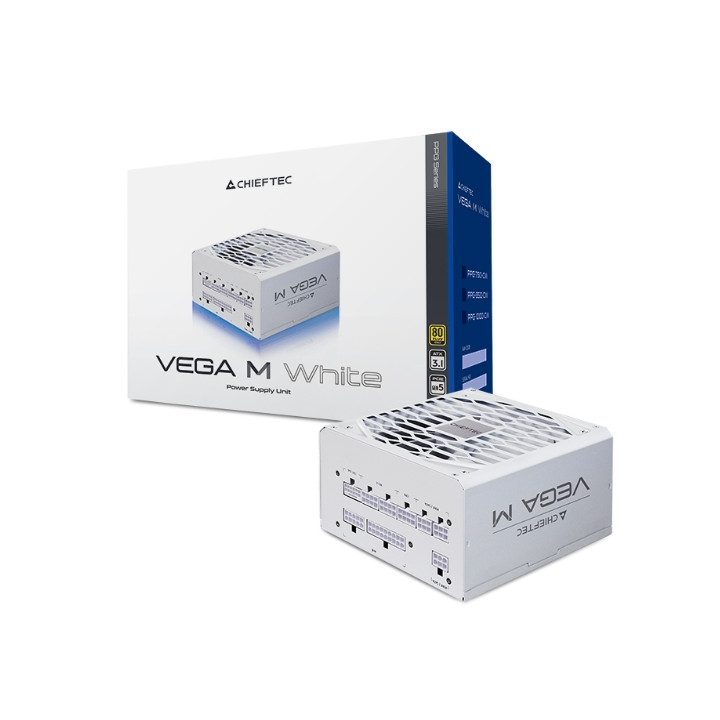 Модулно захранване Chieftec Vega, 850W ATX 3.1 Fully Modular 80 PLUS Gold - PPG-850-CW - 1