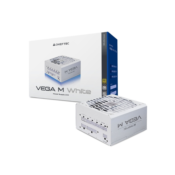 Модулно захранване Chieftec Vega, 1000W ATX 3.1 80 PLUS Gold Fully Modular - PPG-1000-CW - 1
