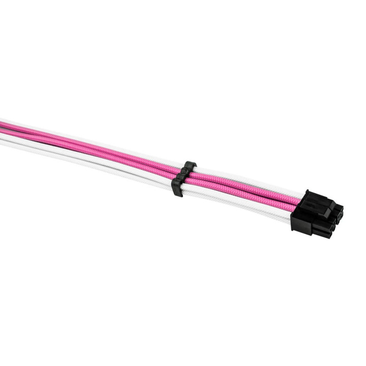 Комплект удължителни кабели 1stPlayer Custom Modding Cable Kit Pink/White, ATX24P, EPS, PCI-e - PKW-001