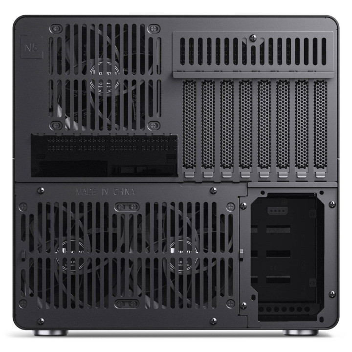 Кутия за компютър Jonsbo N5, E-ATX, Cube Tower, 355x403x350mm, Черна - GEJB-157 - 10
