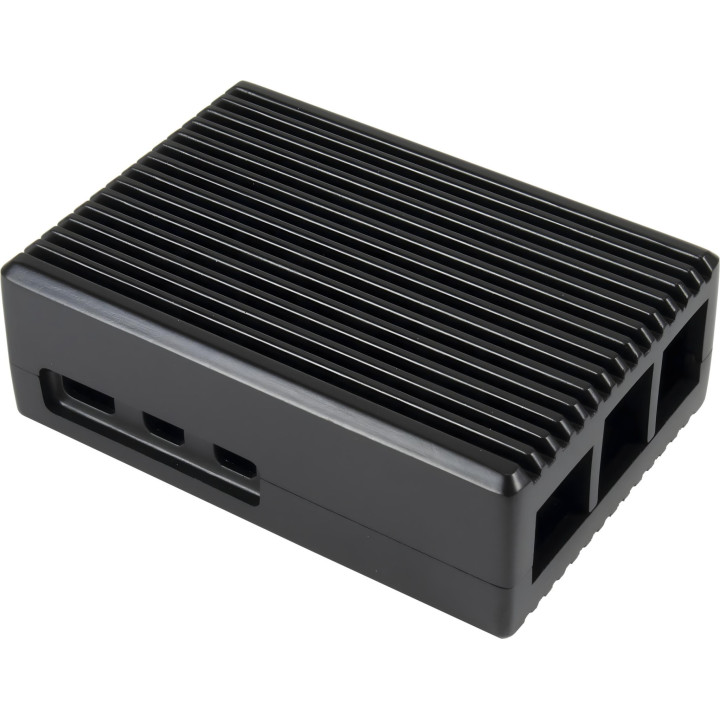 Кутия за Raspberry Inter-Tech ODS-739 RASPBERRY, Съвместимост с Pi5, Черен, 64 x 91.5 x 32.5 mm - 88887413 - 2