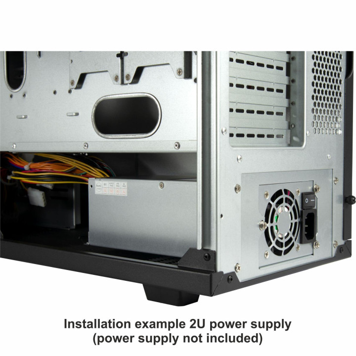 Кутия за компютър Inter-Tech T-9, Middle Tower, до 190mm CPU охладител, до 340mm GPU, 9 разширителни слота - INTER-TECH-CASE-T-9