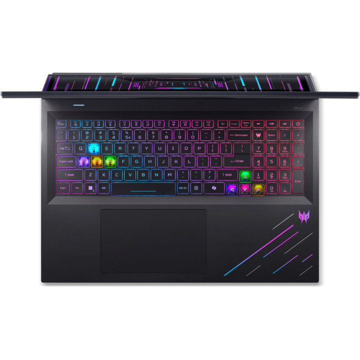 Лаптоп Acer Predator Helios 18 AI PH18-I71-96L6, 18.0", UHD+, Intel Core Ultra 9 290HX Plus, NVIDIA RTX 5090 24GB GDDR7 DLSS 4, 