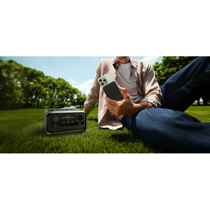 Преносима електростанция Ecoflow River 3 Plus Wireless, 286Wh, 600W мощност, LiFePO4 батерия, UPS функция - EFRIVER3PLUS-W-EU-CB