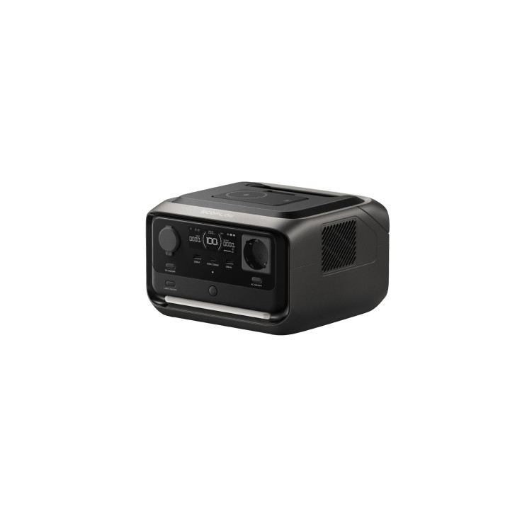 Преносима електростанция Ecoflow River 3 Plus Wireless, 286Wh, 600W мощност, LiFePO4 батерия, UPS функция - EFRIVER3PLUS-W-EU-CB