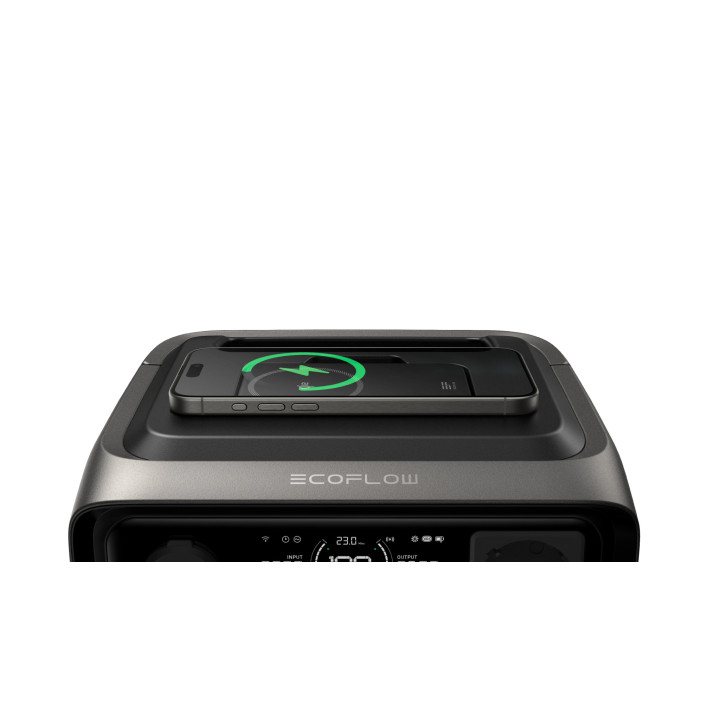 Преносима електростанция Ecoflow River 3 Plus Wireless, 286Wh, 600W мощност, LiFePO4 батерия, UPS функция - EFRIVER3PLUS-W-EU-CB