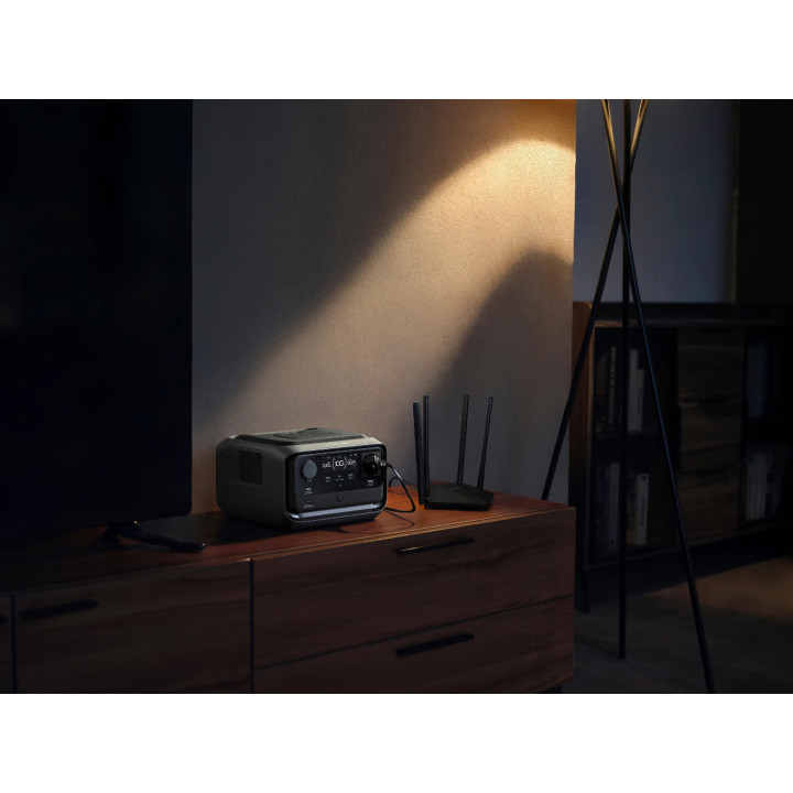 Преносима електростанция Ecoflow River 3 Plus Wireless, 286Wh, 600W мощност, LiFePO4 батерия, UPS функция - EFRIVER3PLUS-W-EU-CB