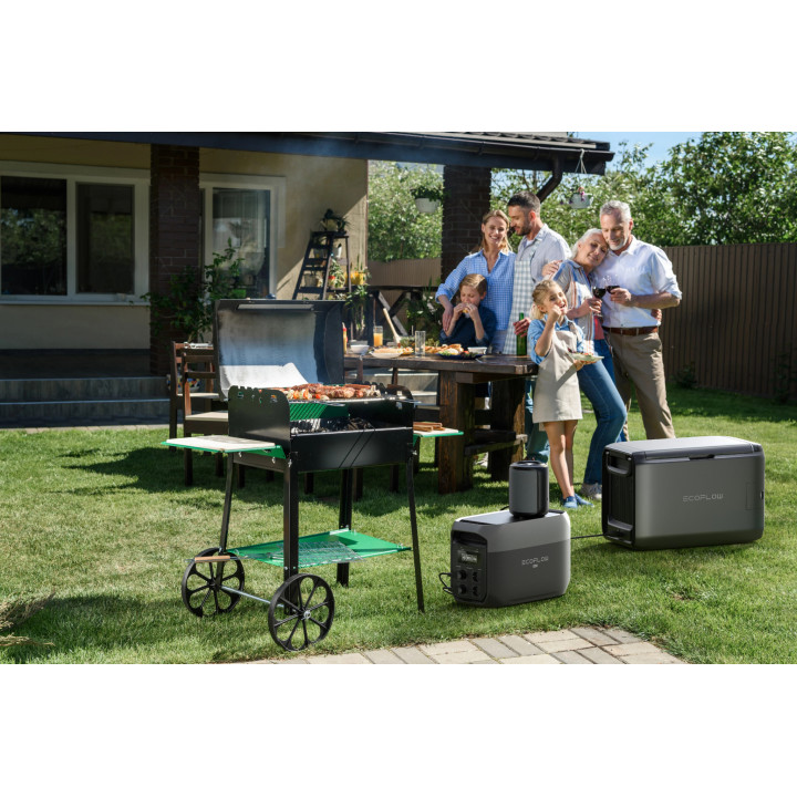 Преносима електростанция Ecoflow DELTA 3 Max, 2048 Wh, 2400 W, LiFePO4 - EFD3M-G-EU-CBOX - 7