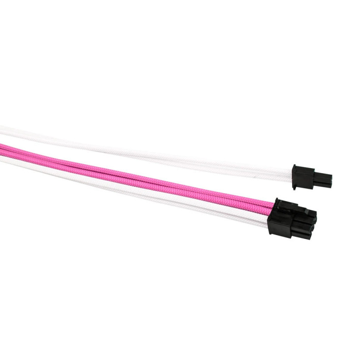 Комплект удължителни кабели 1stPlayer Custom Modding Cable Kit Pink/White, ATX24P, EPS, PCI-e - PKW-001