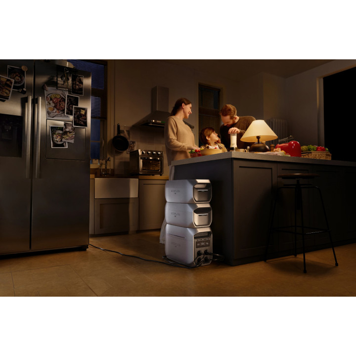 Преносима електростанция Ecoflow DELTA 3 Max, 2048 Wh, 2400 W, LiFePO4 - EFD3M-G-EU-CBOX - 10