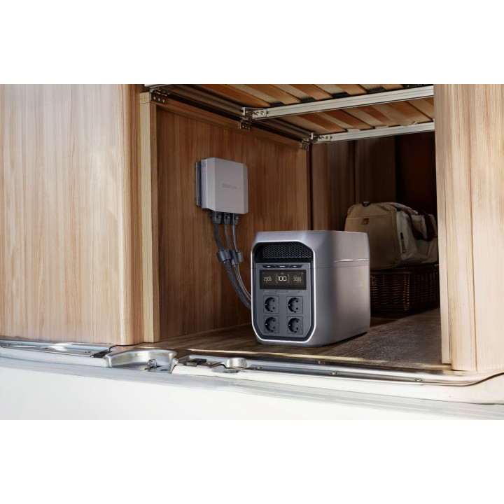 Преносима електростанция Ecoflow DELTA 3 Max, 2048 Wh, 2400 W, LiFePO4 - EFD3M-G-EU-CBOX - 11