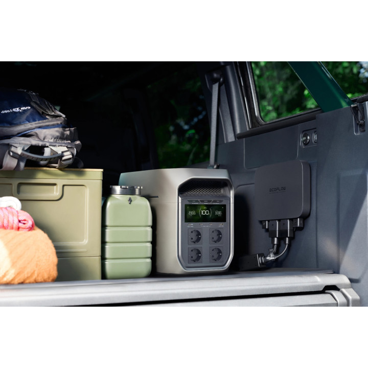 Преносима електростанция Ecoflow DELTA 3 Max, 2048 Wh, 2400 W, LiFePO4 - EFD3M-G-EU-CBOX - 12