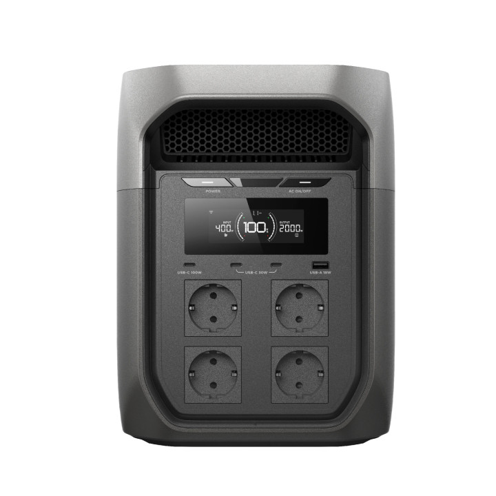 Преносима електростанция Ecoflow DELTA 3 Max, 2048 Wh, 2400 W, LiFePO4 - EFD3M-G-EU-CBOX - 19