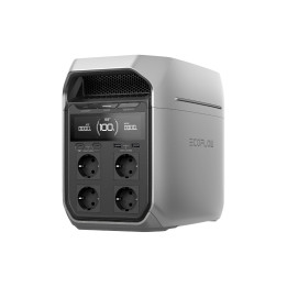 Преносима електростанция Ecoflow DELTA 3 PLUS, 1024Wh, 1800W (2400W X-Boost), LiFePO4 - EFDELTA3P-EU - 1