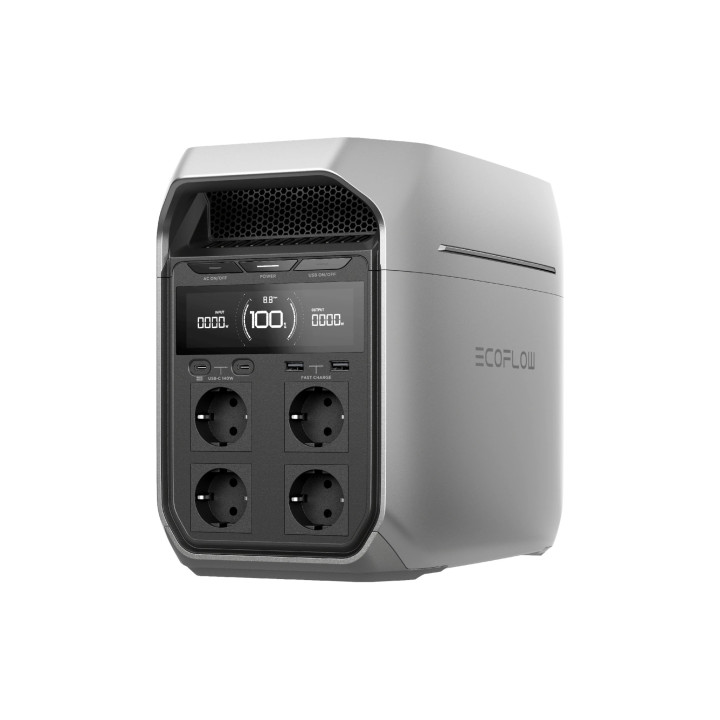 Преносима електростанция Ecoflow DELTA 3 PLUS, 1024Wh, 1800W (2400W X-Boost), LiFePO4 - EFDELTA3P-EU - 1