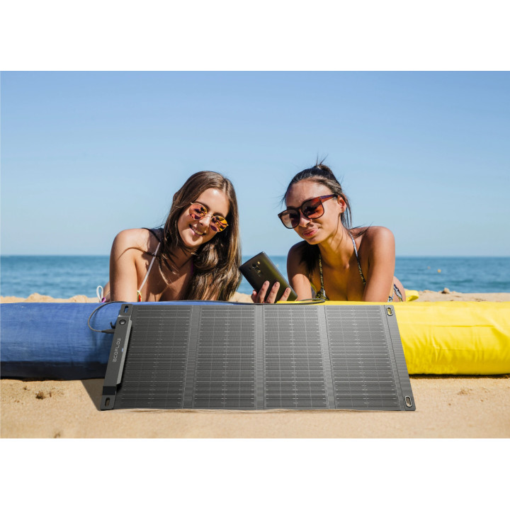 Портативен соларен панел Ecoflow 28W, 28W, IP68, Type-C/USB-A - EFSOLAR28W-P-S-TY-4-EU - 12