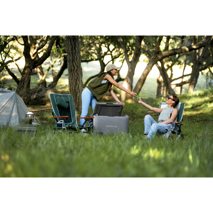 Преносим хладилник Ecoflow GLACIER Classic, 45L, Двойна температурна зона, 55W, AC/12V/24V/Solar вход - EFGLACIER45L-EU-NBOX - 5