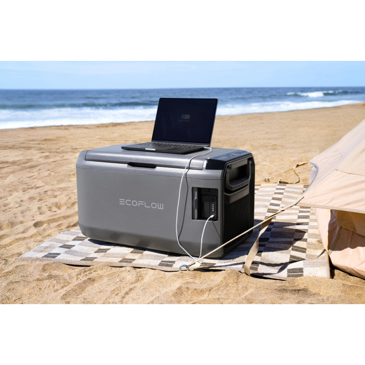 Преносим хладилник Ecoflow GLACIER Classic, 45L, Двойна температурна зона, 55W, AC/12V/24V/Solar вход - EFGLACIER45L-EU-NBOX - 2