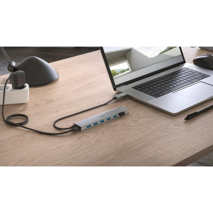 USB хъб HAMA, 7-портов USB 3.2 Gen 1 5Gbit/s - HAMA-200137 - 2