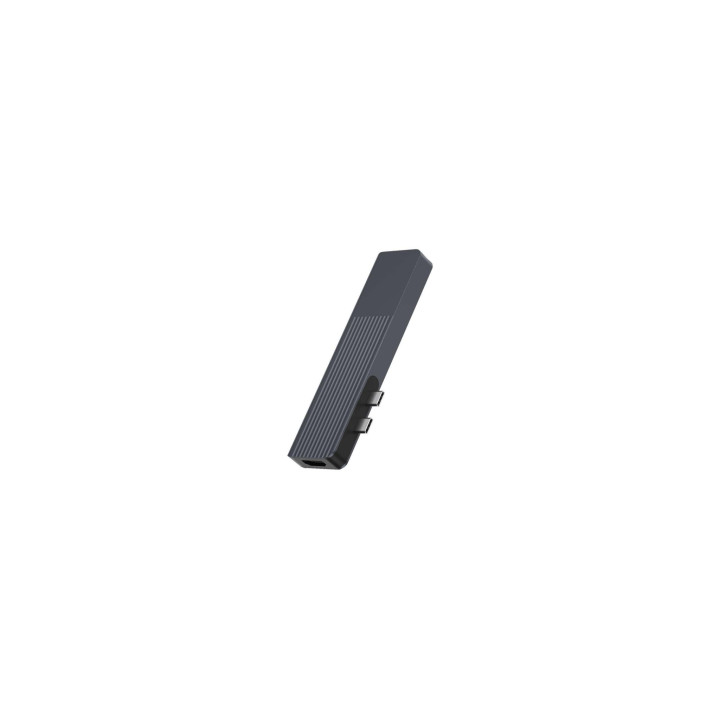 Докинг станция RAPOO 11411, USB 3.2 Gen 1, 7 портов (USB-A, USB-C, HDMI, SD, MicroSD) - RAPOO-11411 - 2