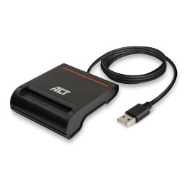 Четец на смарт карти ACT AC6015, USB-A 2.0, 60 MB/s - EWENT-ACT-READER-AC6015 - 1